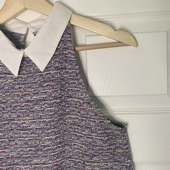 Zara Trafaluc High Neck, Collard, Sleeveless Dress. Small - Picture 3 of 5